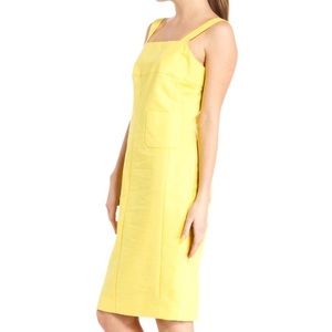 Chanel Yellow Silk Sleeveless Dress